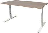 RoomForTheNew Bureau Schiphol plus-Bureau - Bureautafel - Gaming bureau - Game bureau - Computertafel - Desk - Bureau wit - Verstelbaar bureau - Gaming Desk - Bureau tafel - Bureau