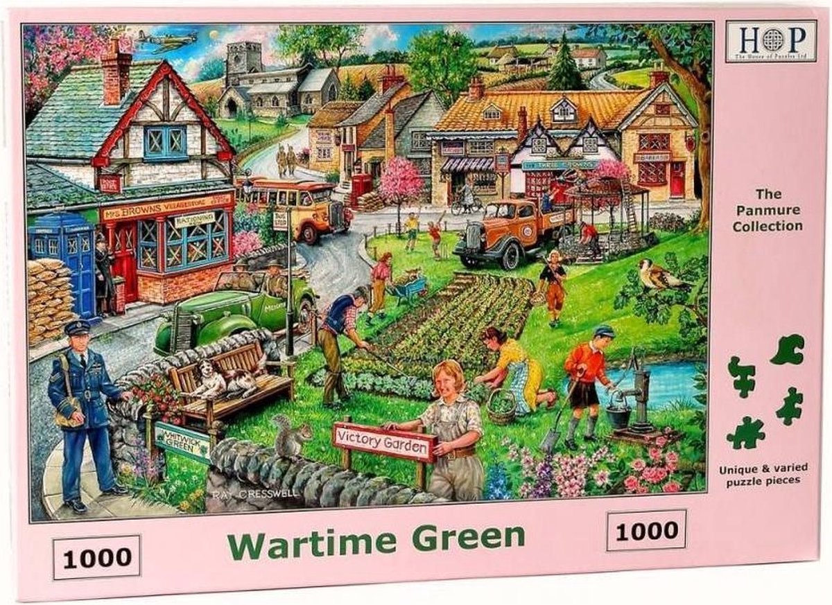 Wartime Green Puzzel 1000 stukjes — cadeau in Spellen & Speelgoed - foto 2