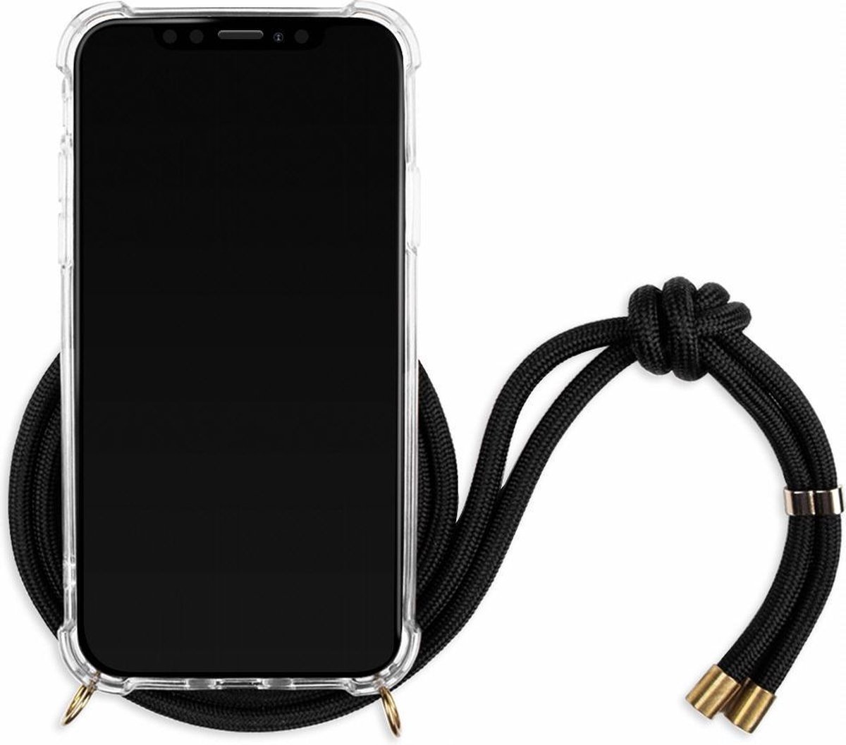 LOOKABE Handykette clear TPU black cord iPhone 11 Pro