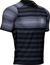 Compressport Hardloopshirt Racing Ss Heren Polyester Zwart Maat S