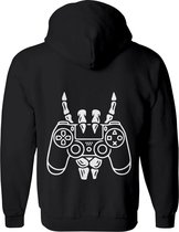 Game On vest Heren / Dames – Gamer vest met capuchon – Perfect Sweatvest Cadeau – Hoodie met rits