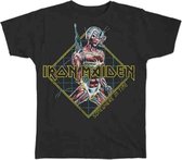 Tshirt Homme Iron Maiden - S- Somewhere In Time Diamond Zwart