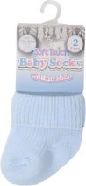 Soft Touch Chaussettes bébés Garçons Katoen Blauw 2 pièces