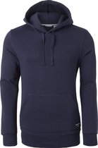Björn Borg hoodie sweatshirt - heren trui met capuchon dik - blauw - Maat: L