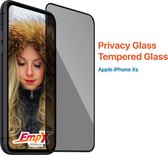 EmpX.nl Apple iPhone Xs Privacy Glas Transparant Tempered Glass