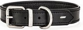 EzyDog Oxford Premium Leren Hondenhalsband - Halsband voor Honden - 55/65cm - Zwart