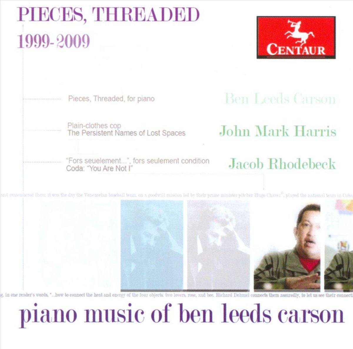 Pieces, Threaded Piano Music Of Ben