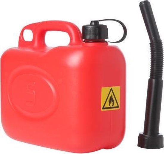 5 liter rood Voor diesel en benzine Brandstof...