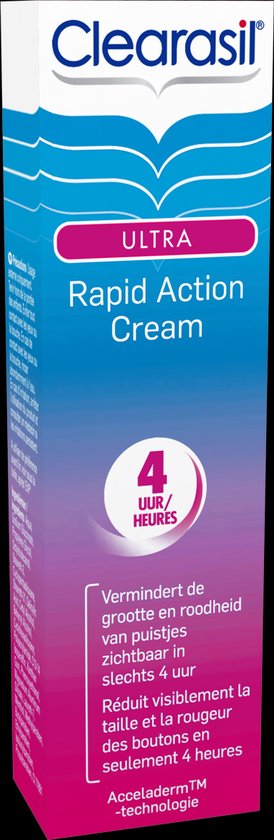 Clearasil Ultra Rapid Action Cream - Behandelingscrème - 2 x 15 ml - Clearasil
