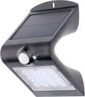LED's Light Solar LED Buitenlamp met Bewegingssensor 220 - 3 lichtstanden - Automatisch aan/uit - Zwart