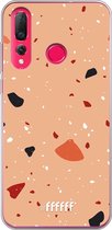 Huawei P30 Lite Hoesje Transparant TPU Case - Terrazzo N°5 #ffffff