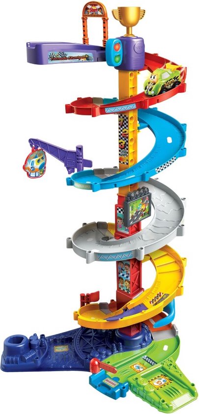 Systematisch ontvangen tactiek VTech Toet Toet Auto's Tornado Stuntpark - Race Toren Autobaan - 1 tot 5  Jaar | bol.com