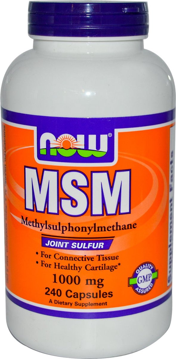 Goedkoopste MSM 1000mg-120 veggie caps