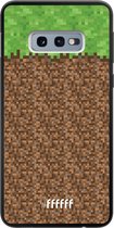 6F hoesje - geschikt voor Samsung Galaxy S10e -  TPU Case - Minecraft - Grass #ffffff