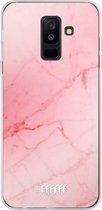Samsung Galaxy A6 Plus (2018) Hoesje Transparant TPU Case - Coral Marble #ffffff