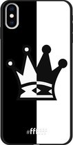 6F hoesje - geschikt voor iPhone Xs Max -  TPU Case - Chess #ffffff