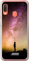 Samsung Galaxy A20e Hoesje Transparant TPU Case - Watching the Stars #ffffff