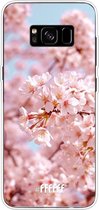 Samsung Galaxy S8 Plus Hoesje Transparant TPU Case - Cherry Blossom #ffffff