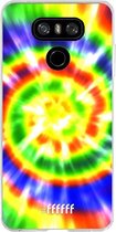 LG G6 Hoesje Transparant TPU Case - Hippie Tie Dye #ffffff