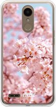 LG K10 (2018) Hoesje Transparant TPU Case - Cherry Blossom #ffffff