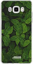 Samsung Galaxy J5 (2016) Hoesje Transparant TPU Case - Jungle Greens #ffffff