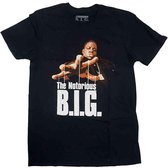 Biggie Smalls Heren Tshirt -2XL- Reachstrings Zwart