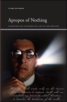 SUNY series, Insinuations: Philosophy, Psychoanalysis, Literature - Apropos of Nothing