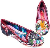 Irregular Choice Savannah Giraffe Zebra Ballerina's Zwart