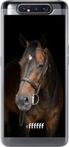 Samsung Galaxy A80 Hoesje Transparant TPU Case - Horse #ffffff