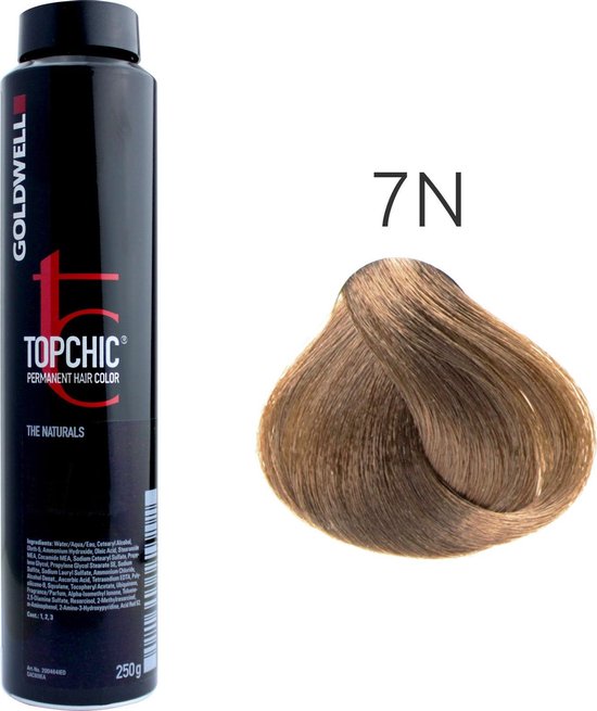 Goldwell Topchic The Naturals 7N Blond Moyen 250 ml | bol.com
