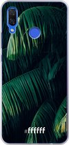 Huawei Nova 3 Hoesje Transparant TPU Case - Palm Leaves Dark #ffffff
