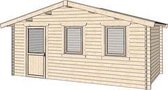Blokhut Dordrecht Wanddikte 40 mm 550 cm x 200 cm Onbehandeld