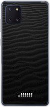 Samsung Galaxy Note 10 Lite Hoesje Transparant TPU Case - Black Beach #ffffff