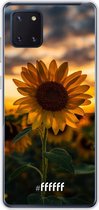 Samsung Galaxy Note 10 Lite Hoesje Transparant TPU Case - Sunset Sunflower #ffffff