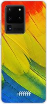 Samsung Galaxy S20 Ultra Hoesje Transparant TPU Case - Macaw Hues #ffffff