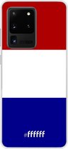 Samsung Galaxy S20 Ultra Hoesje Transparant TPU Case - Nederlandse vlag #ffffff