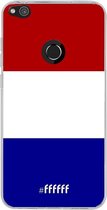 Huawei P8 Lite (2017) Hoesje Transparant TPU Case - Nederlandse vlag #ffffff