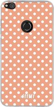 Huawei P8 Lite (2017) Hoesje Transparant TPU Case - Peachy Dots #ffffff