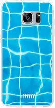 Samsung Galaxy S7 Hoesje Transparant TPU Case - Blue Pool #ffffff
