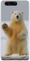 Honor 9 Hoesje Transparant TPU Case - Polar Bear #ffffff