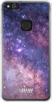 Huawei P10 Lite Hoesje Transparant TPU Case - Galaxy Stars #ffffff