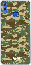 Honor 8X Hoesje Transparant TPU Case - Jungle Camouflage #ffffff