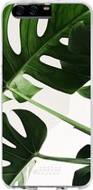 Huawei P10 Hoesje Transparant TPU Case - Tropical Plants #ffffff
