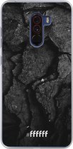 Xiaomi Pocophone F1 Hoesje Transparant TPU Case - Dark Rock Formation #ffffff