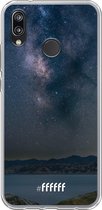 Huawei P20 Lite (2018) Hoesje Transparant TPU Case - Landscape Milky Way #ffffff
