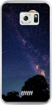 Samsung Galaxy S6 Edge Hoesje Transparant TPU Case - Full Moon #ffffff