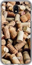 Samsung Galaxy J7 (2017) Hoesje Transparant TPU Case - Corks #ffffff