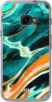 Samsung Galaxy Xcover 4 Hoesje Transparant TPU Case - Fresh Waves #ffffff