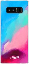 Samsung Galaxy Note 8 Hoesje Transparant TPU Case - Abstract Hues #ffffff