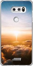 LG V30 (2017) Hoesje Transparant TPU Case - Cloud Sunset #ffffff